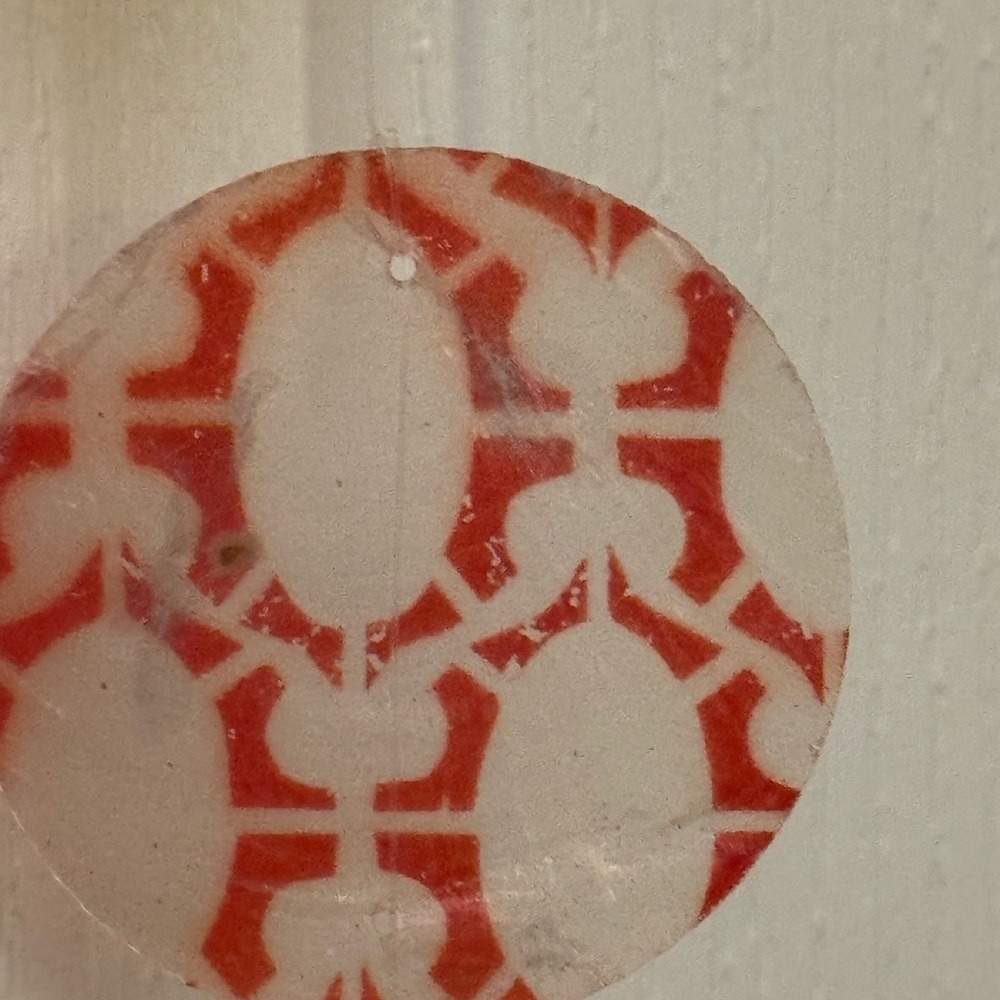 Natural Capiz Shell Door Curtain (Set of 8), Orange, Red, Yellow, Brown, White - Picture 11 of 14